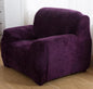 vctops 1-Piece Velvet Plush Stretch Chair Sofa Slipcover Soft Fuzzy Fluffy by vctops