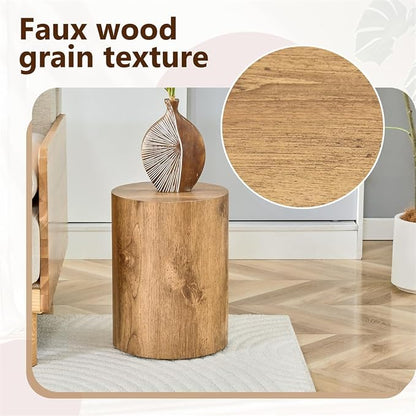 Round Side Table, End Table Living Room Table, Sofa Couch Bedside Table - Image 6