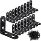 Vicuna R 18 Black L Brackets, Stainless Steel Corner Brace by Vicuna+R