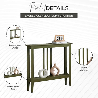 Kings Brand Furniture Narrow Console Table - Image 3