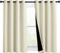 NICETOWN Warm Curtains for Winter, Bedroom Full Blackout Curtain Panels by NICETOWN