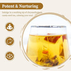 FullChea - Chrysanthemum Cassia Seed Tea, 30 Teabags, 5g/bag - Burdock Root, Goji Berries, Osmanthus, Honeysuckle Combination Herbal Tea