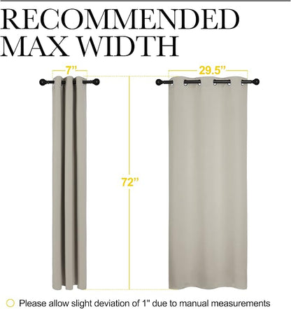 NICETOWN Blackout Curtains for Bedroom, 72 inches Long Curtains & Drapes for - Image 7