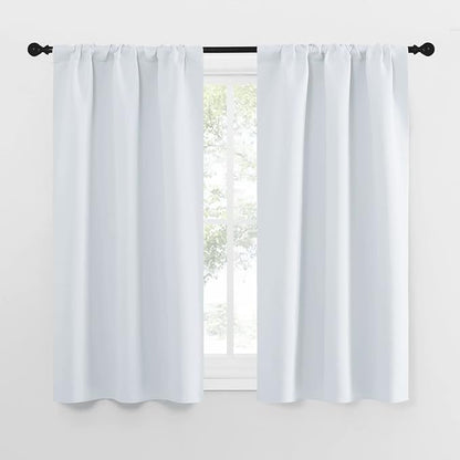 NICETOWN Greyish White Window Curtain Panels by NICETOWN