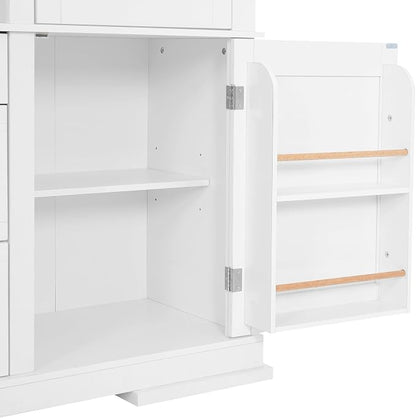 VilroCaz 78'' Tall Freestanding Kitchen Pantry - Image 9
