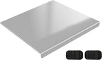 304 Stainless Steel Cutting Board with 2 Pack Non-Slip Mats, Yoposeo Heavy Duty Baking Cutting Chopping Boards for Kitchen, Meat, Fruits, Vegetables, Bread and Baking (23.6" X 15.7"/ 60 X 40cm)