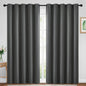 Yakamok Room Darkening Curtains 70x84 inch Length Dark Grey-Living Room | 2 by Yakamok