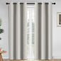 Yakamok Room Darkening Curtains 42x84 inch Length Light Beige-Living Room | 2 by Yakamok
