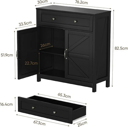 Semiocthome Farmhouse Sideboard Buffet Cabinet - Image 2