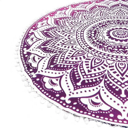 Mandala Floor Pillow Cover Meditation Cushion Seating Throw Hippie Round - Image 8