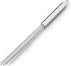 Baderke 1 Pcs Espresso Whisk 11.5 Inch Long Handle Barista Whisk 10 Needles 2 mm Stainless Steel Coffee Stirrer Tool Efficient Mixing Time Saving Reduction Clumping Ideal for Commercial Home