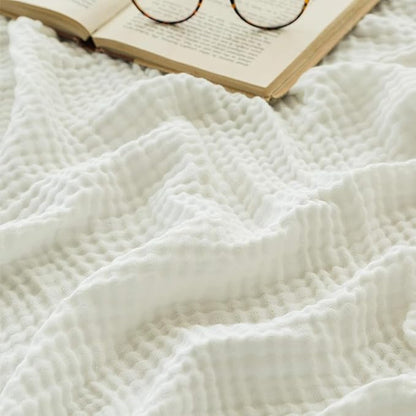 EMME Muslin Blankets for Adults Throw Blanket for Couch Breathable Gauze Soft by EMME