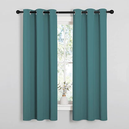 NICETOWN Kitchen Curtain Panels Blackout Draperies, Thermal Insulated Solid by NICETOWN