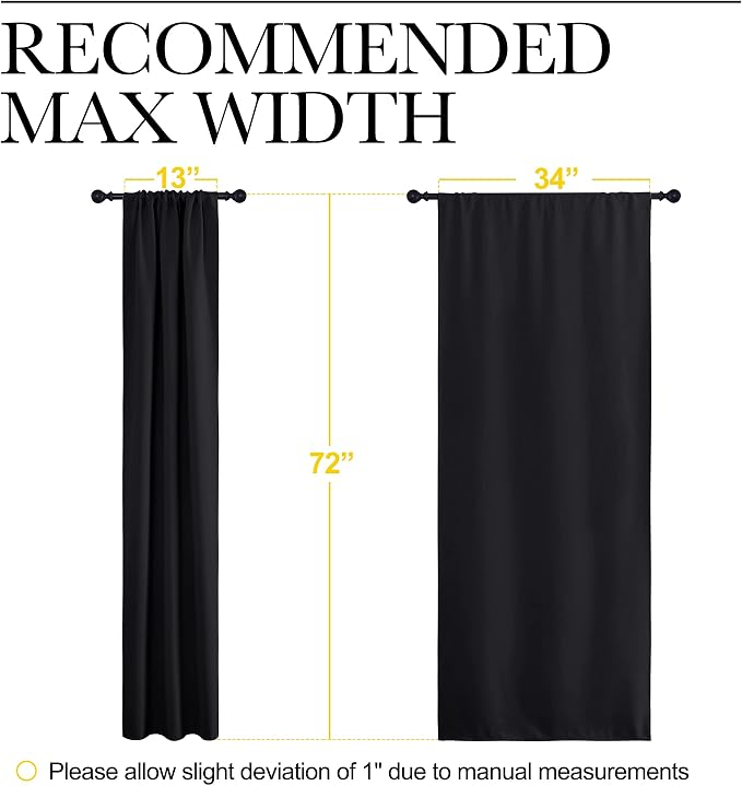 NICETOWN Halloween Black Out Curtain Panels - Image 7