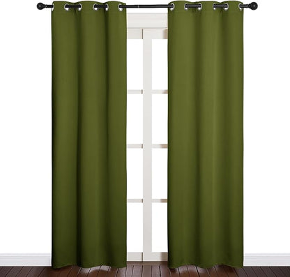 NICETOWN Window Curtain Panels, Christmas Window Decoration Thermal Insulated - Image 2