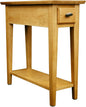 Leick Home Teegan End Table, Solid Wood, 1 Storage Drawer, Bottom Display Shelf by LeickFurniture