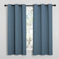 NICETOWN Smoky Blue Blackout Curtains 45 inches Length by NICETOWN