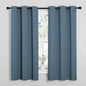 NICETOWN Smoky Blue Blackout Curtains 63 inches Length by NICETOWN