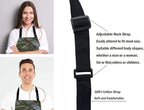 Pacific Sunrise At Lanikai Beach Adjustable Bib Apron, Hawaii Colorful Sky Wavy Cooking Kitchen Apron for Men Women