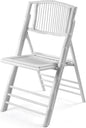 VINGLI Bamboo Folding Chair, Foldable Dining Wood Chairs Comfortable Seat by VINGLI