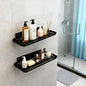2pc Wall Mounted Floating Shelf, Self Adhesive Small Shelf, No Drill Shelves by Laoyello