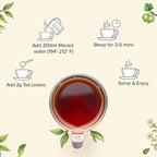 VAHDAM, Assorted Darjeeling Tea Sampler (10 Flavors, 50 Servings) Gluten Free, Non GMO - Darjeeling First Flush & Second Flush | Loose Leaf Tea Sample