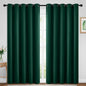 Yakamok Room Darkening Curtains 70x84 inch Length Dark Green-Living Room | 2 by Yakamok