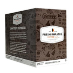 Fresh Roasted Coffee, Sumatra Mandheling |100% Single Origin | Medium Roast, 72 Pods for K Cup Brewers