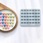 Unique Tooth Shape Candy, Chocolate Silicone Molds Set, 70 Cavity, Non Stick Mold for Gummy, Cupcake Topper, Snack, Biscuit, Handmade Diy, 2 Count, Blue