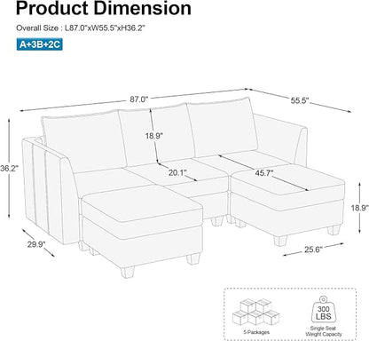 Belffin Modular Sectional Sofa - Image 2