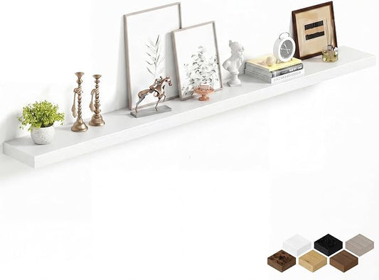Fun Memories 67Inch Long Floating Shelves, 8 Inch Deep Shelves by FunMemories