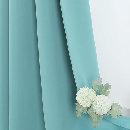 ChrisDowa Blackout Curtains for Bedroom and Living Room 84 Inches Long | 2 - Image 6