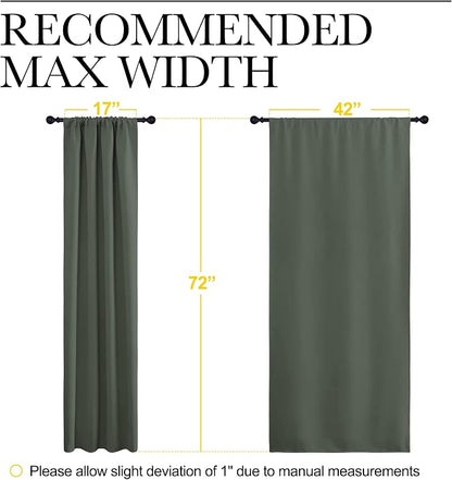 NICETOWN Bedroom Curtains Blackout Draperies - Image 7