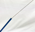 10 Pcs Stainless Steel Straws, Reusable Drinking Straws, Straight Metal Straw Sets with 2 Pcs Cleaning Brushes (10.5 Inch, Blue)