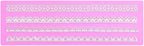 Embossing Lace Fondant Molds, Woodgrain Fondant Mats Molds, Silicone Molds for Cake Decorating set of 2