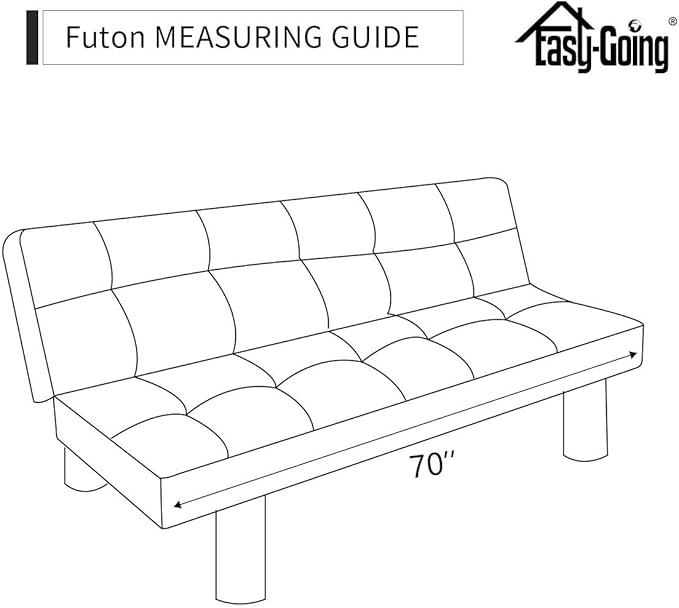 Easy-Going Reversible Couch Cover, Large Futon Sofa, Water Resistant Furniture - Image 8