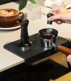MEION Espresso Tamping mat, Coffee Espresso Tamper Mat, Food Grade Silicone Tamp Mat, Tamper Mat for Espresso Machine Espresso Accessories, Waterproof and Heat Resistant Espresso Mat