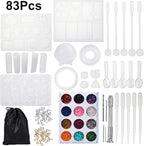 83Pcs Jewelry Making Silicone Molds DIY Crafts Cameo Pendants Hand Tools