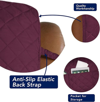 PureFit Reversible Recliner Chair Covers Couch Covers - Image 3