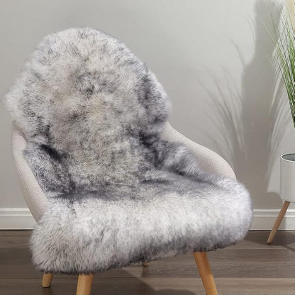 IRIWOOL Premium Genuine Fur Sheepskin Rug Real Australia Sheepskin Natural - Image 3