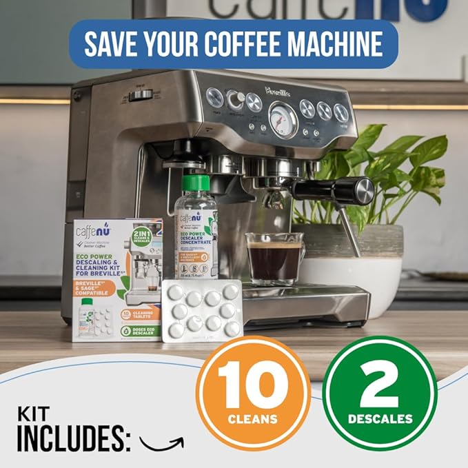 Caffenu Cleaning & Descaling Kit Compatible with Breville Espresso Machines