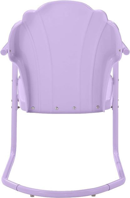 Crosley Furniture Tulip 2-Piece Outdoor Chair Set, Vintage Retro Metal Patio - Image 5