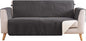 Soft Gray Loveseat Covers for 2 Cushion Couch, Water-Repellent Slip Covers for by Pamhaven