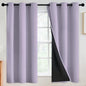 SimpleHome Lilac 100% Blackout Curtains Room Darkening Living Room 63 Inch | by SimpleHome