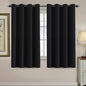 H.VERSAILTEX 100% Blackout Bedroom Curtains Drapes 63 Inch Length Thermal by HVERSAILTEX