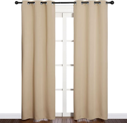 NICETOWN Room Darkening Draperies Window Curtain Panels, Thermal Insulated by NICETOWN