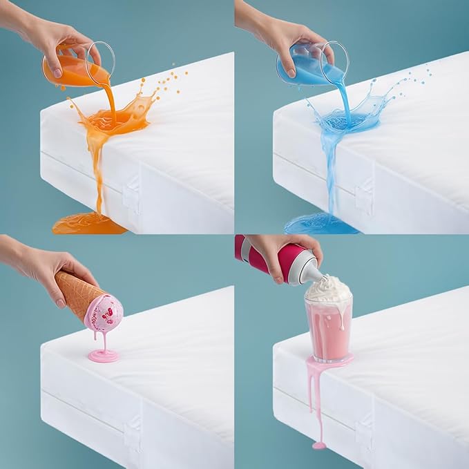 Utopia Bedding Mattress Protector Zippered Twin Size, 100% Waterproof Bed Bug - Image 2