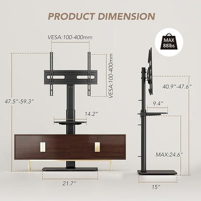 AX WABER Universal Floor TV Stand - Image 5
