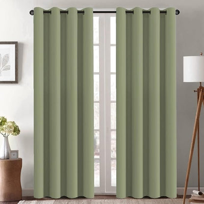 H.VERSAILTEX Blackout Curtains Grommet Thermal Insulated Room Darkening Curtains by HVERSAILTEX