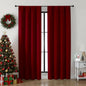 Simplebrand Ava Red Blackout Curtains by Simplebrand